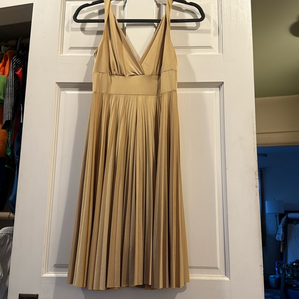 Gold Soprano Cocktail Dress, Small